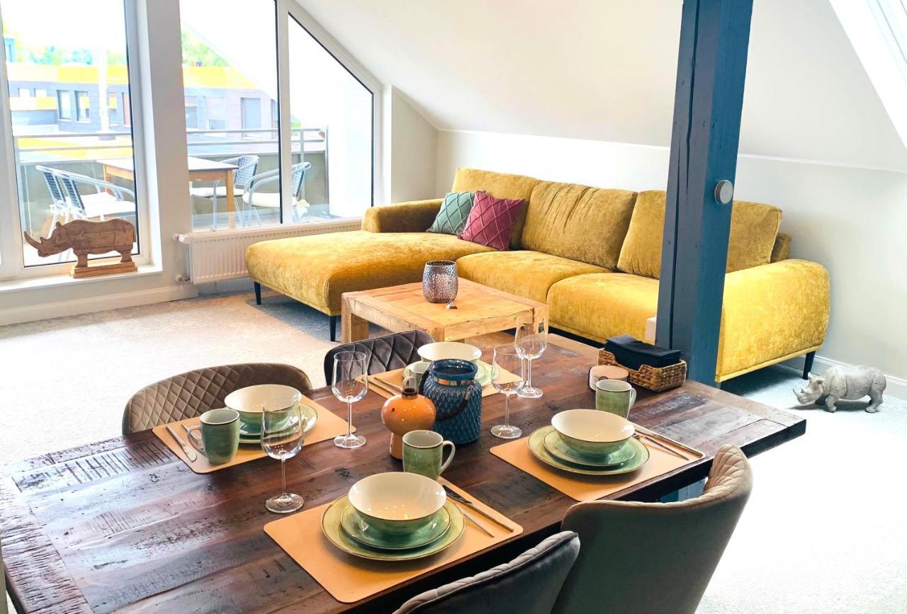 Besotel Mettmann-Schicke Fewo Oder Apartments Naehe Golfplatz Gruiten Und Neandertal Mit Glasfaser Wlan Und Parkplatz-Viele Schlafzimmer Mit Bad En Suite Εξωτερικό φωτογραφία